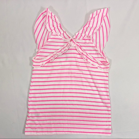 Seven 7 For All Mankind Ruffle Flutter Tank Top - Picture 4 of 6